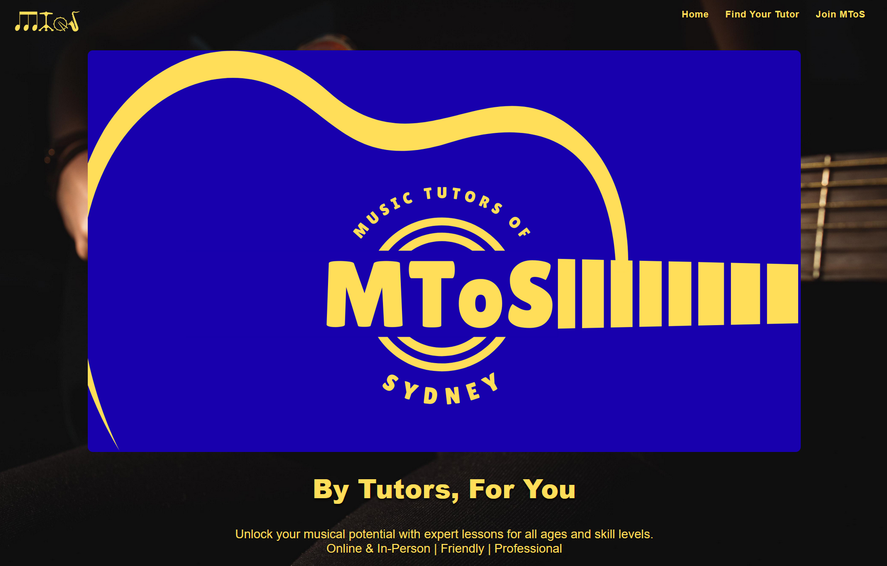musictutorsofsydney.org - GitHub pages