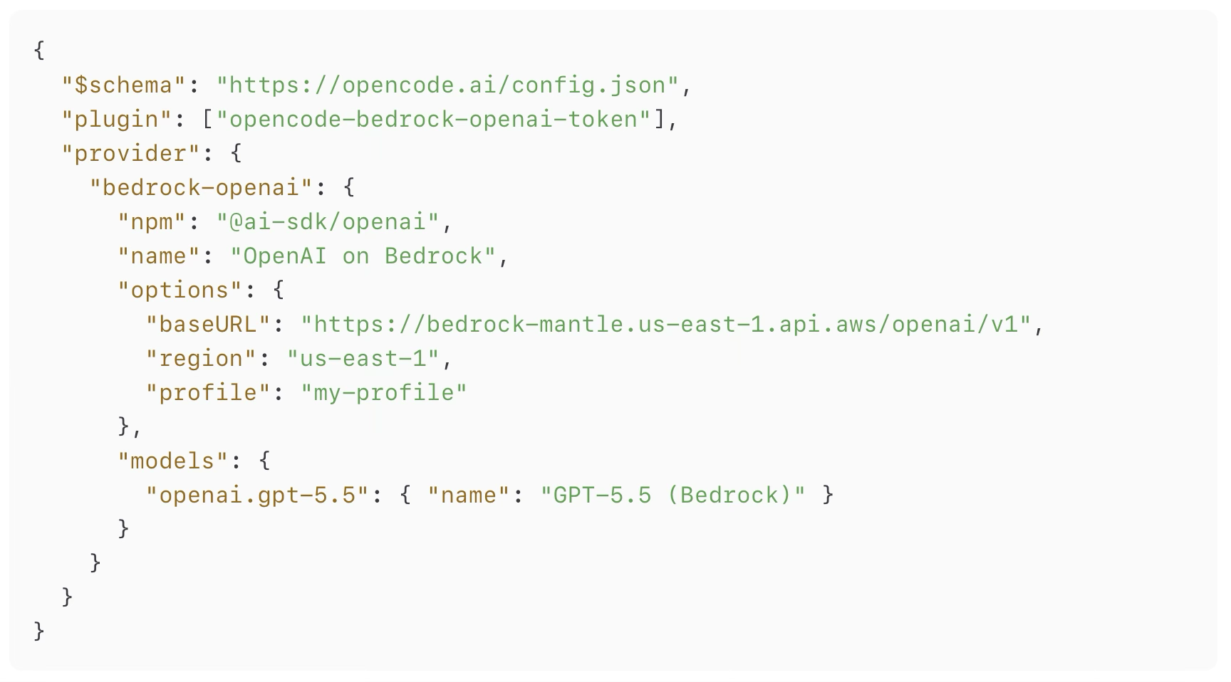 OpenCode & GPT-5.5 on Bedrock